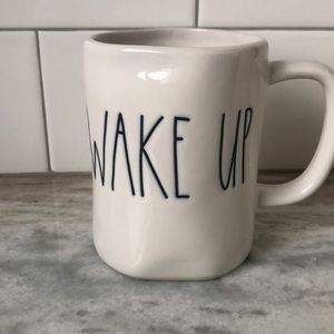 Rae Dunn “wake up” mug